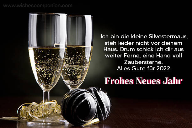 Happy New Year Wishes 2022 In German