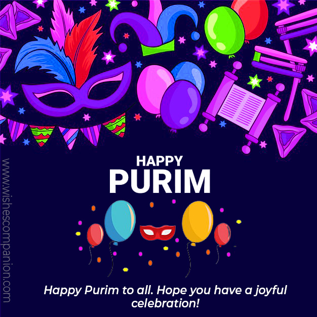happy Purim to you and your family