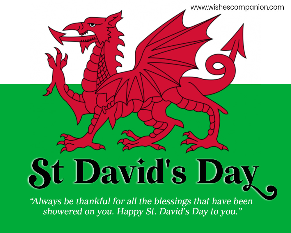 Happy St. David’s Day Wishes, Messages, and Images