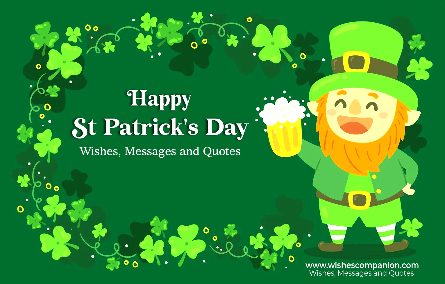 St Patrick’s Day Wishes, Messages, Quotes and Greetings