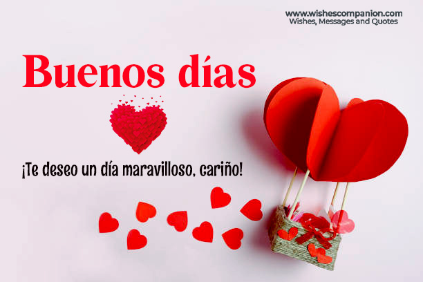 Good Morning Love Messages and Wishes in Spanish