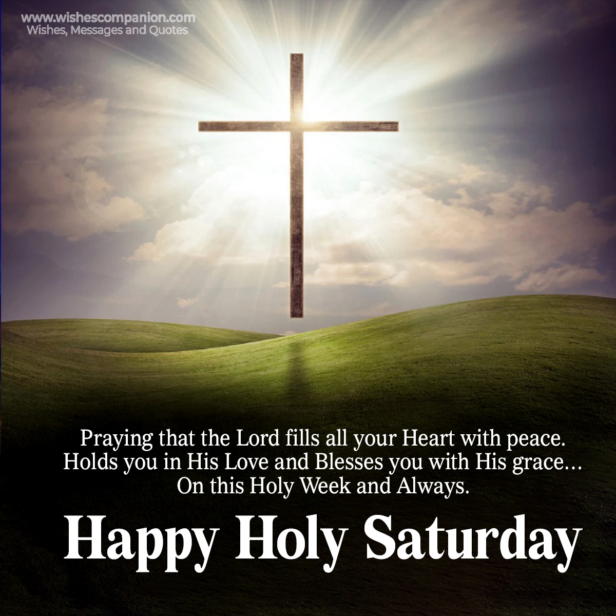 Holy Saturday Morning Greetings