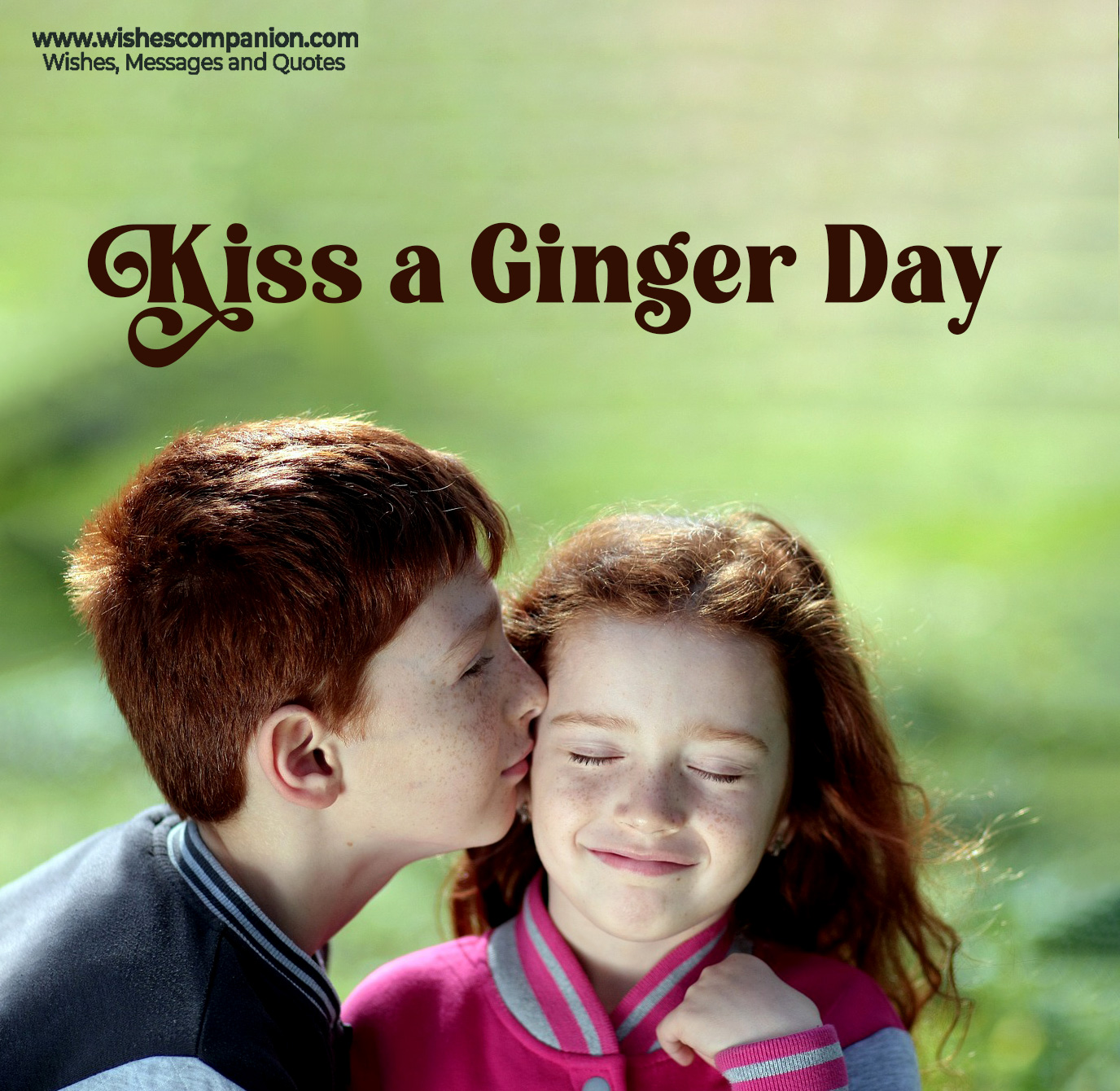 National Kiss a Ginger Day