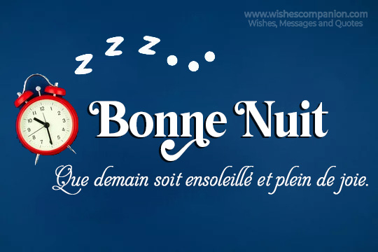 Bonne Nuit Wishes and images