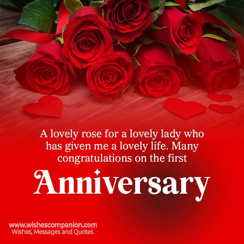 Wedding Anniversary Wishes for wife