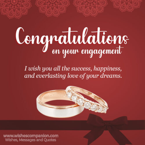 Congratulations and Best Wishes for Your Engagement