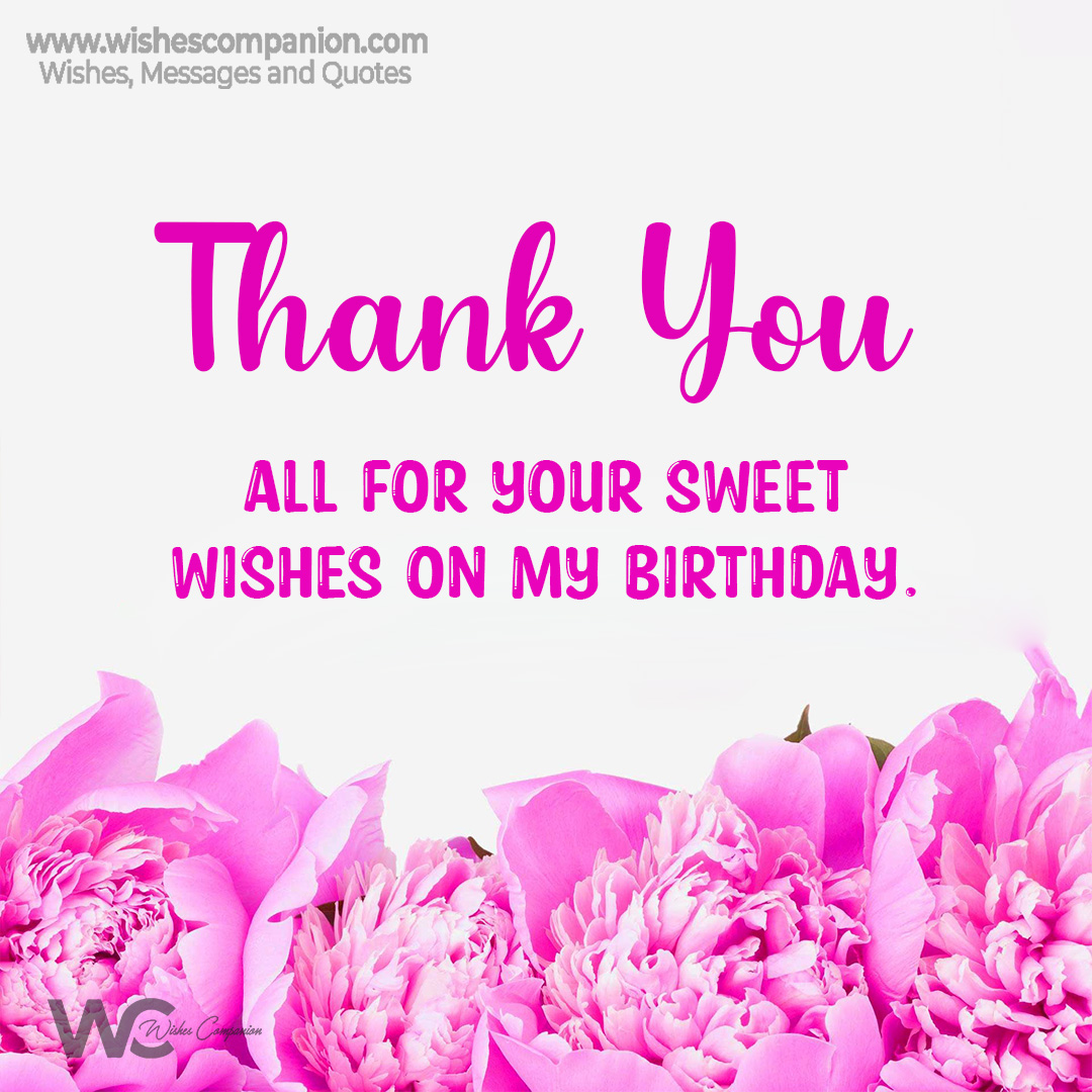 50+ Kindness Ways to Say Thank You for Birthday Wishes