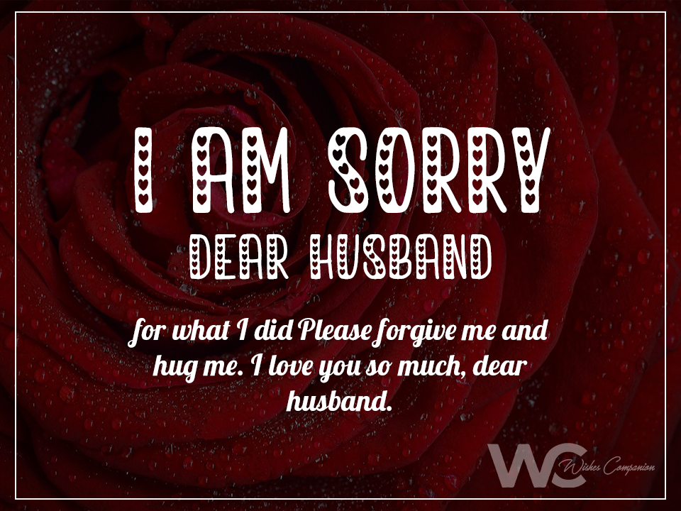 sorry Hubby