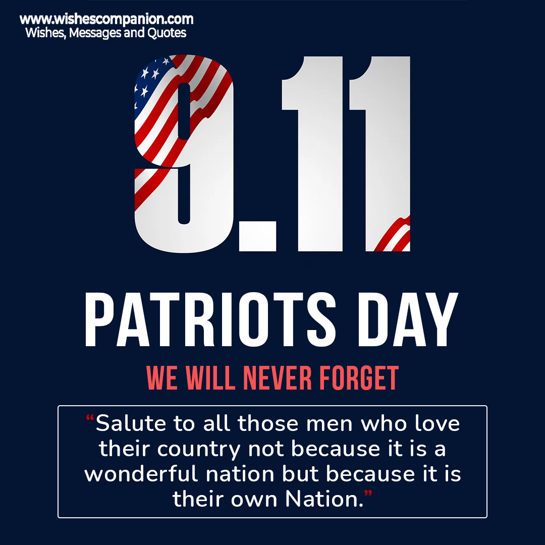 Patriots Day Wishes, Messages and Inspirational Quotes - Wishes Companion