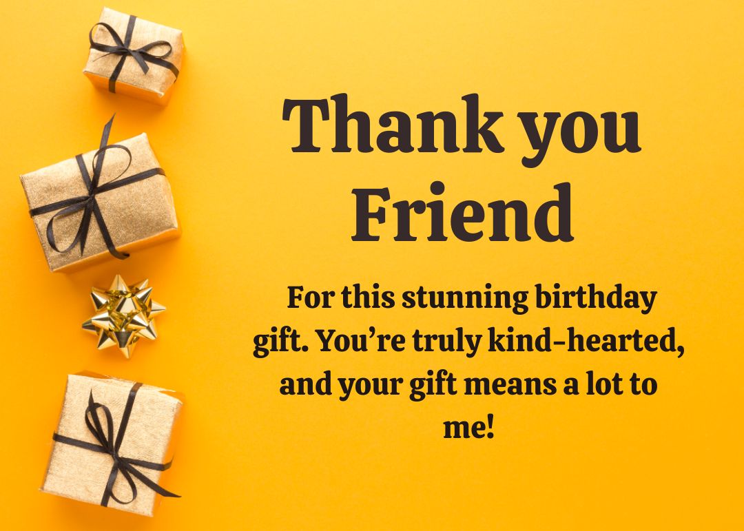 Thank You Message For Birthday