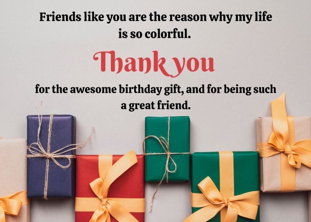50+ Thank You Messages For Birthday Gift - Wishes Companion